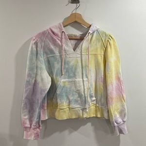 LoveShackFancy Tie-Dyed Kirby Hoodie Sweatshirt